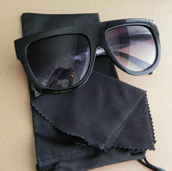 Retro Flat Top Sunglasses - Picture 5 of 7